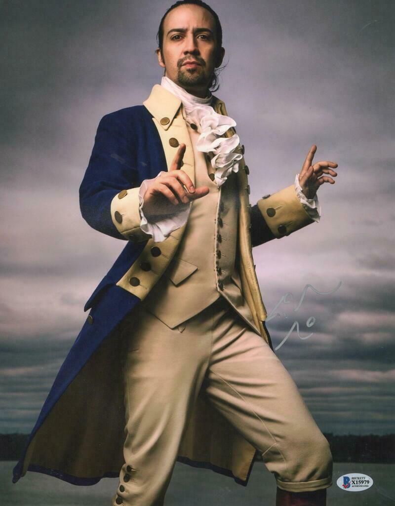 Lin Manuel Miranda Signed 11x14 Photo Beckett COA - Item #3