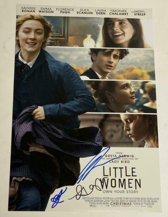 Little Women Cast Authentic Autographed 12x18 Photo Poster - Prime Time Signatures - TV & Film