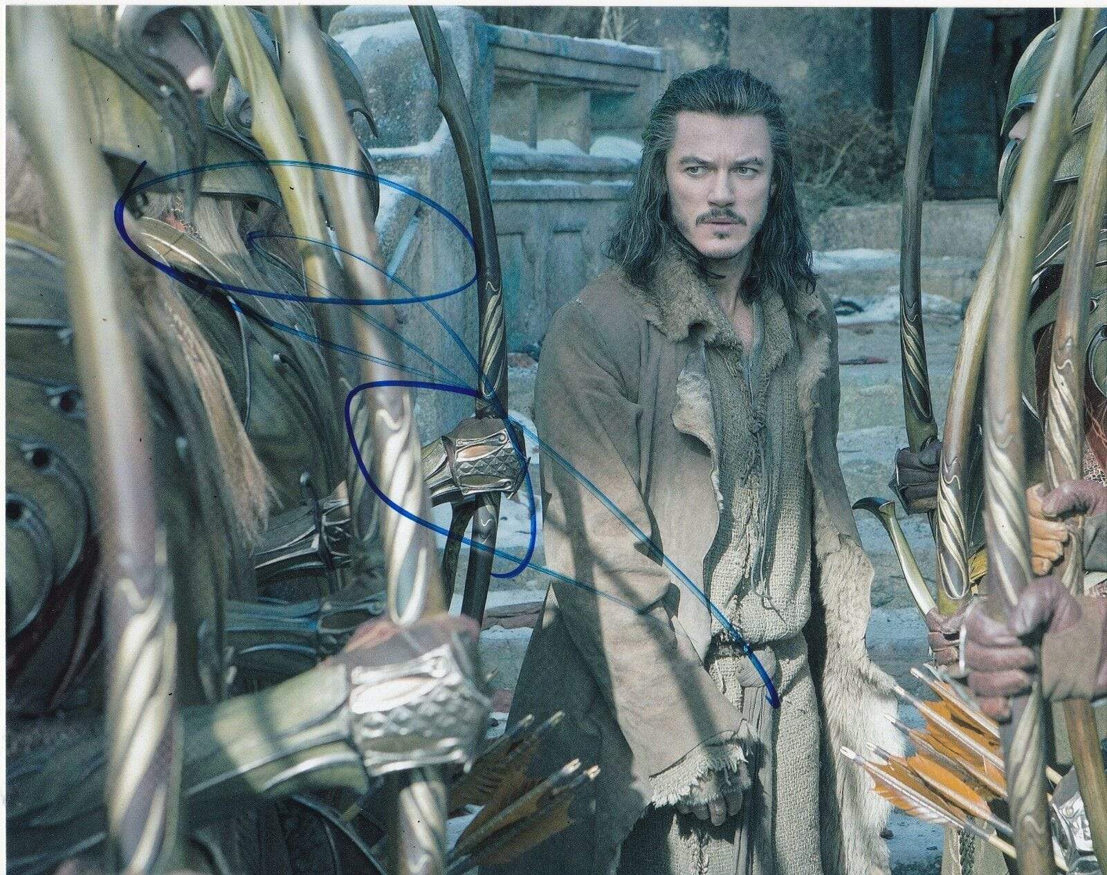Luke Evans Signed 8x10 Photo from The Hobbit Certified Authentic