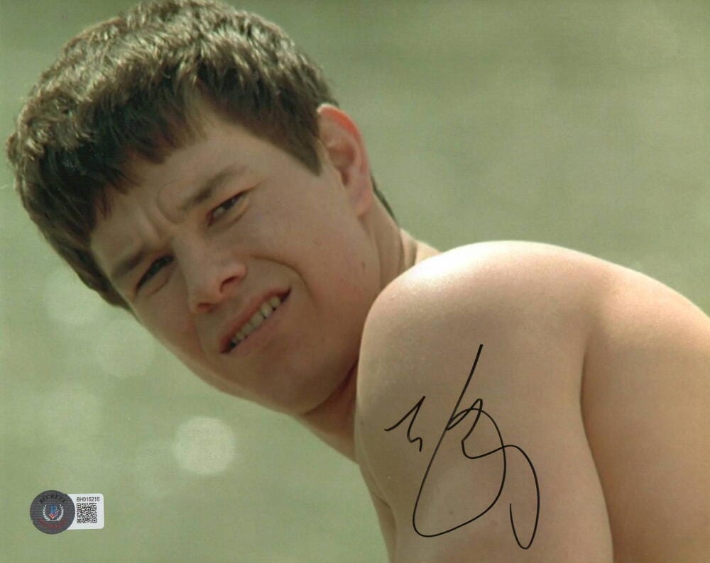 Mark Wahlberg Signed 8x10 Photo from Fear Beckett COA