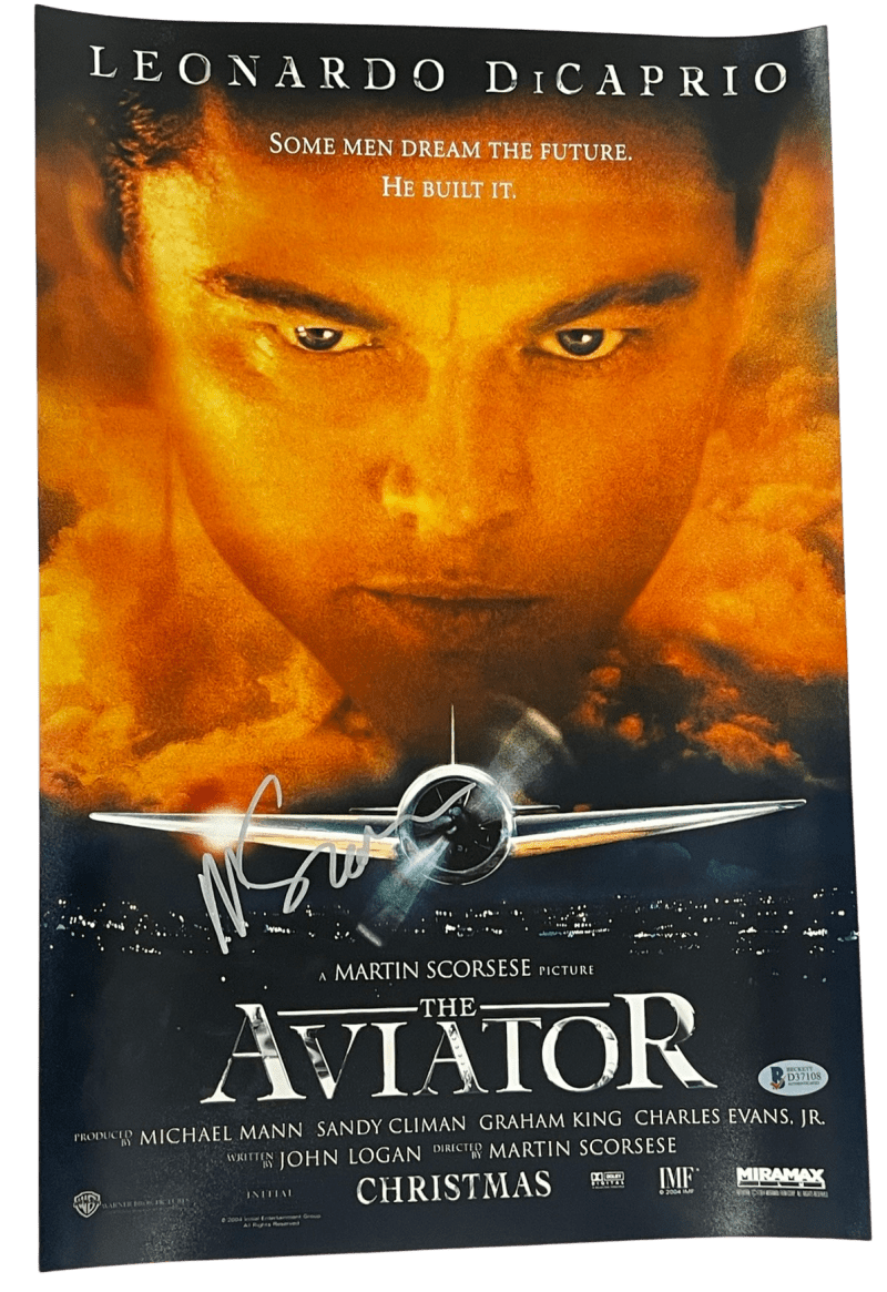 Martin Scorsese Signed 12x18 Photo from Aviator Beckett COA