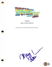 Mary Steenburgen Authentic Autographed Back to the Future Part 3 Script