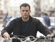 Matt Damon Signed 11x14 Photo from The Bourne Identity Beckett COA