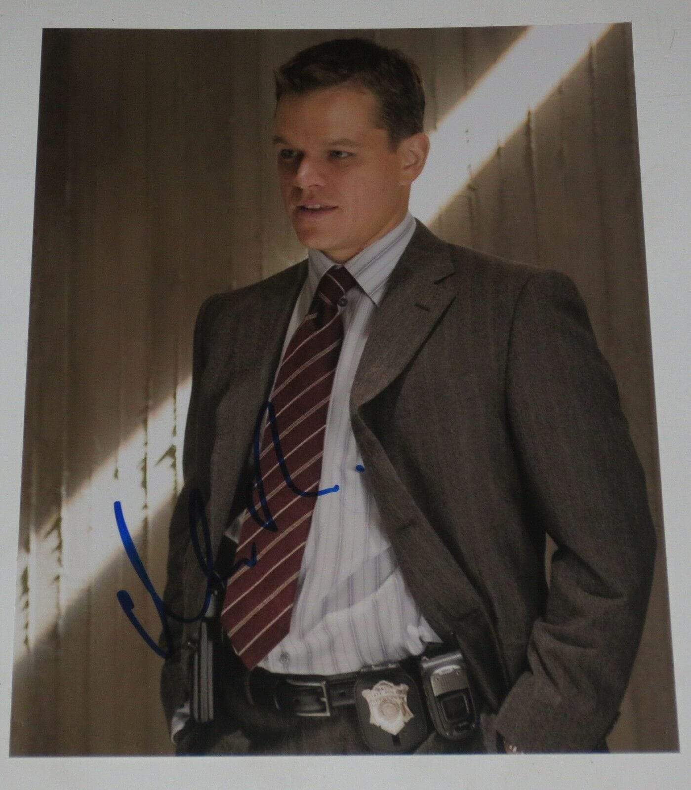 Matt Damon Signed 8x10 Photo from The Departed Certified Authentic - Item #2