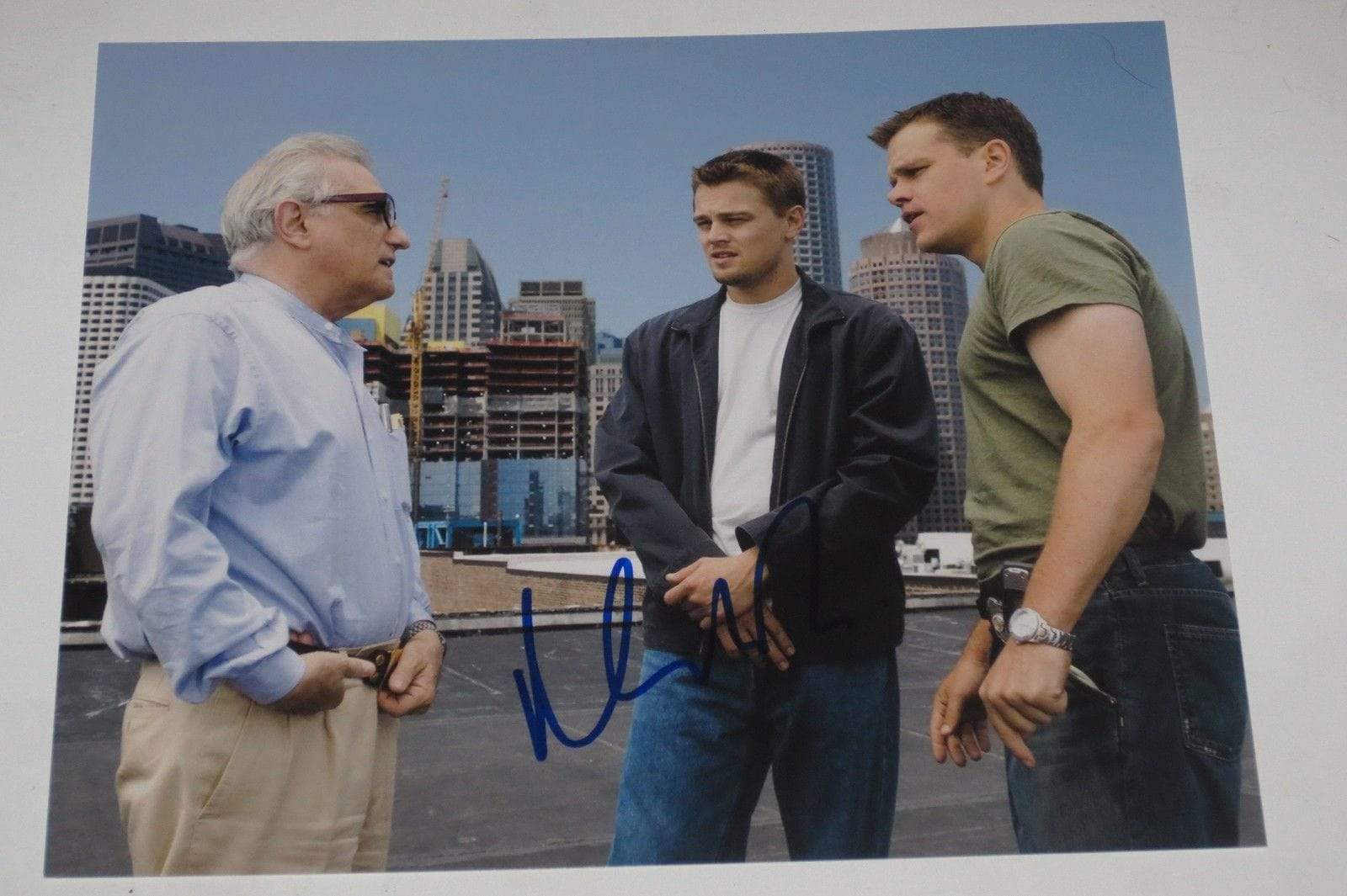 Matt Damon Signed 8x10 Photo from The Departed Certified Authentic - Item #1