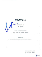 Matt Damon Authentic Autographed 'Oceans Eleven' Script - Prime Time Signatures - TV & Film