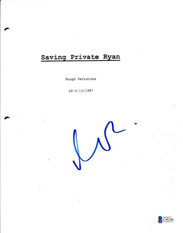 Matt Damon Authentic Autographed 'Saving Private Ryan' Script - Prime Time Signatures - TV & Film