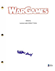 Matthew Broderick Signed Script from WarGames Beckett COA