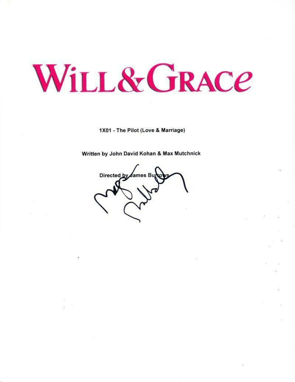 Megan Mullally Authentic Autographed 'Will & Grace' Script - Prime Time Signatures - TV & Film