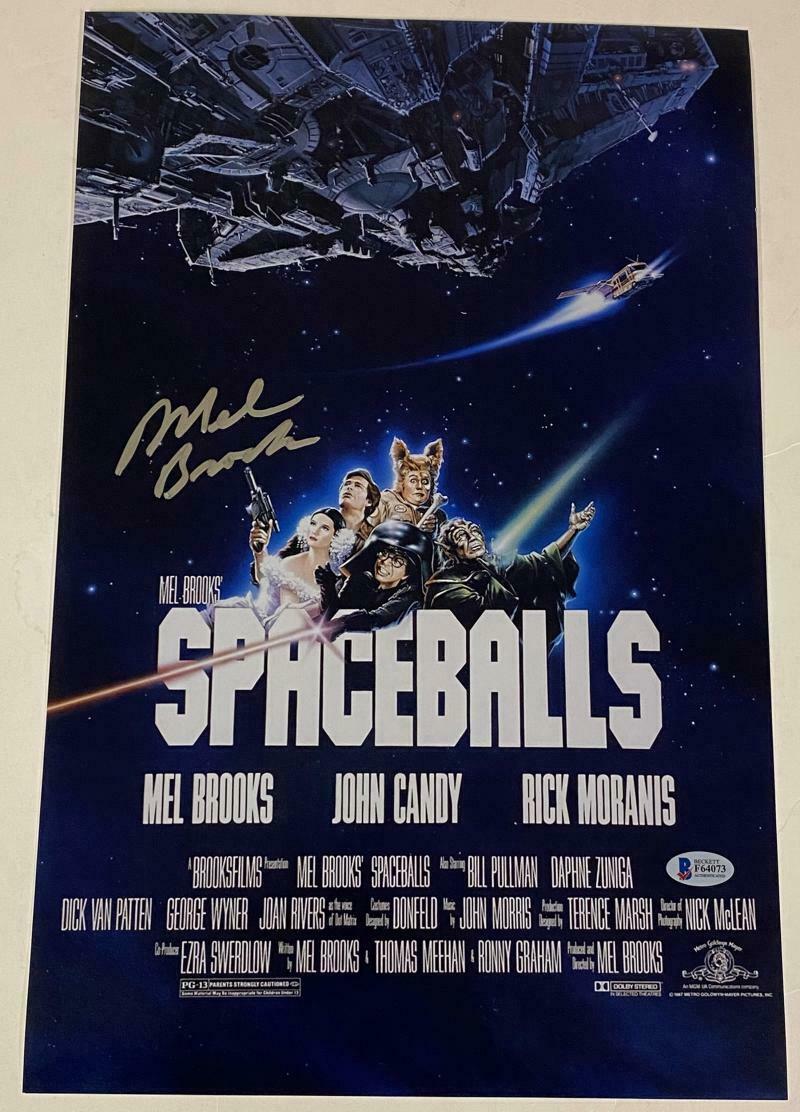 Mel Brooks Authentic Autographed 11x17 Photo Poster - Prime Time Signatures - TV & Film