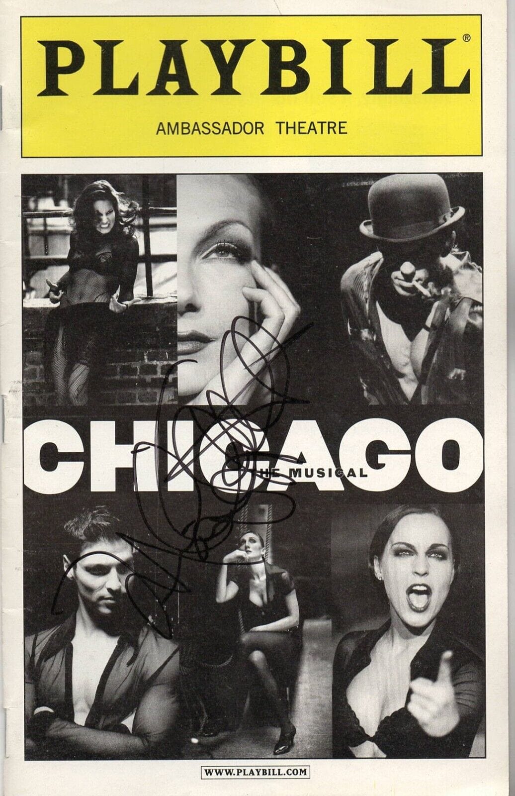 Melanie Griffith Authentic Autographed Chicago Playbill