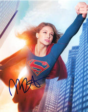 Melissa Benoist Signed 8x10 Photo from Supergirl Certified Authentic - Item #1