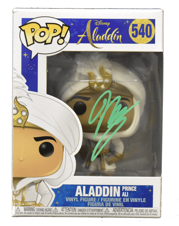 Mena Massoud Authentic Autographed Aladdin 540 Funko Pop! Figure - Prime Time Signatures - TV & Film