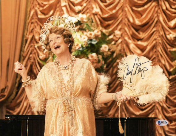 Meryl Streep Authentic Autographed 11x14 Photo - Prime Time Signatures - TV & Film
