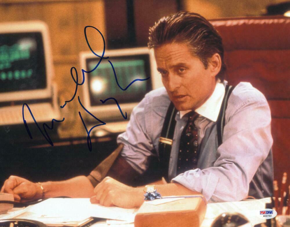 Michael Douglas Signed 11x14 Photo from Wall Street Certified Authentic - Item #2