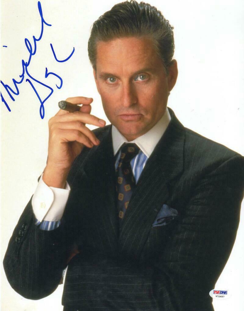 Michael Douglas Signed 11x14 Photo from Wall Street Certified Authentic - Item #1