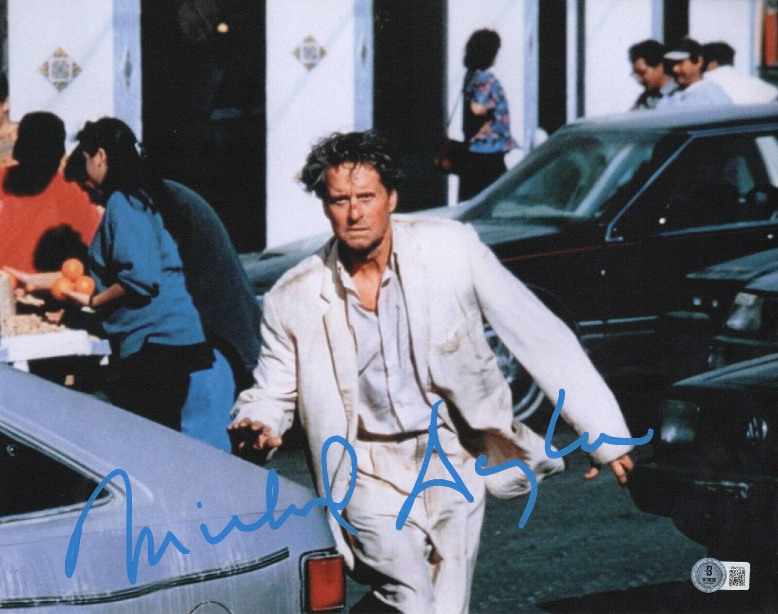 Michael Douglas Signed 11x14 Photo from The Game Beckett COA - Item #2