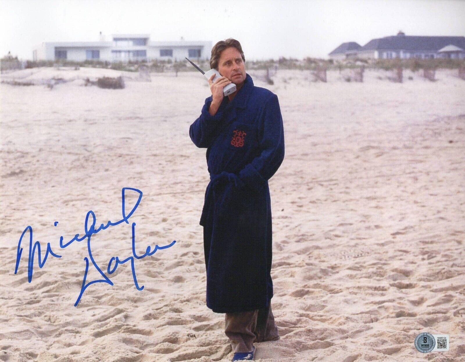 Michael Douglas Signed 11x14 Photo from Wall Street Beckett COA - Item #17