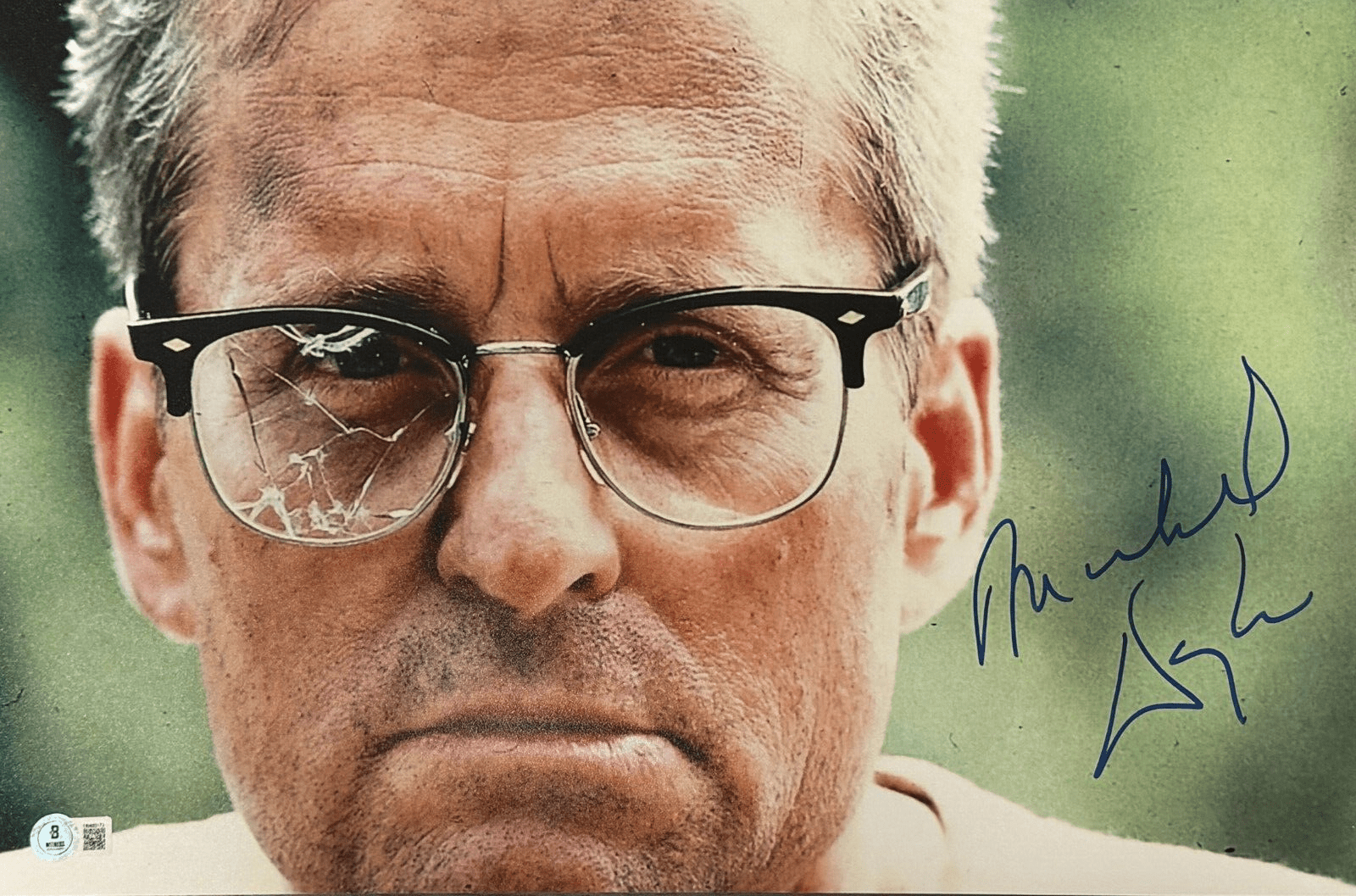Michael Douglas Signed 12x18 Photo from Falling Down Beckett COA - Item #3