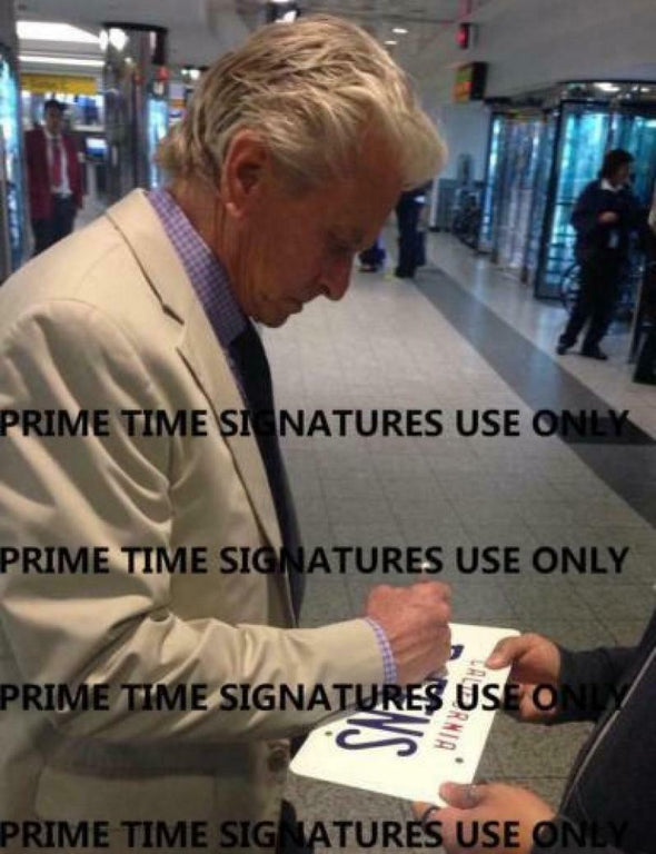 Michael Douglas Authentic Autographed Full Size Poster - Prime Time Signatures - TV & Film