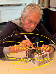 Michael Douglas Signed Funko from Ant-Man Beckett COA - Detail View