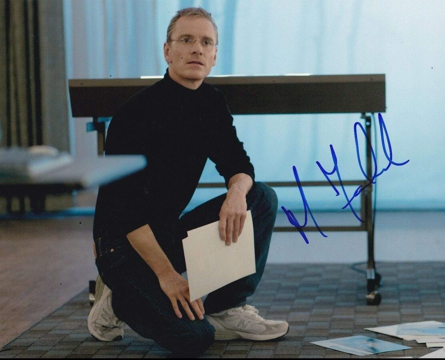 Michael Fassbender Signed 8x10 Photo from Steve Jobs Certified Authentic