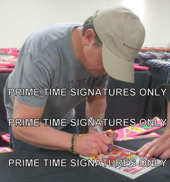 Michael J Fox and Christopher Lloyd Signed Grays Almanac - Prime Time Signatures - TV & Film