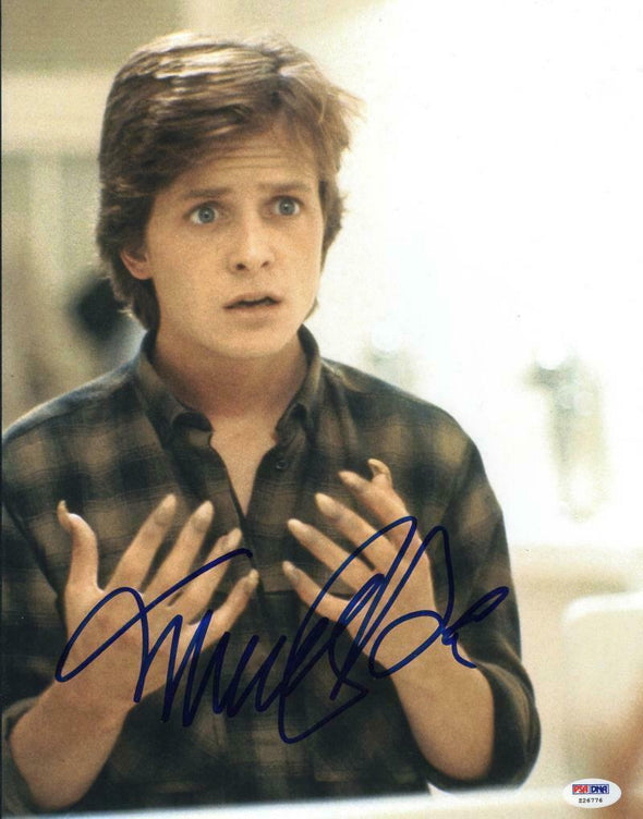 Michael J Fox Authentic Autographed 11x14 Photo - Prime Time Signatures - TV & Film