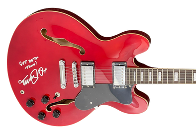 Michael J Fox Authentic Autographed Full Size Electric Guitar