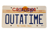 Michael J Fox Authentic Autographed 'OUTATIME' License Plate - Prime Time Signatures - TV & Film