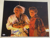 Michael J Fox & Christopher Lloyd Authentic Autographed 16x20 Photo - Prime Time Signatures - TV & Film