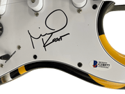 Michael Keaton Signed Guitar from Batman Beckett COA - Detail View