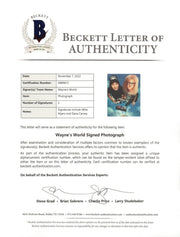 Dana Carvey Signed 8x10 Photo from Wayne's World Beckett COA - Detail View