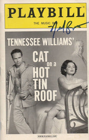 Ned Beatty Authentic Autographed Cat on a Hot Tin Roof Playbill