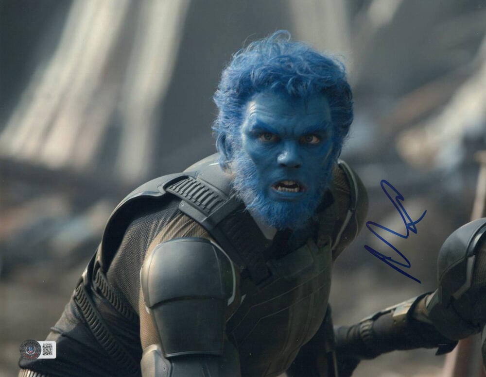 Nicholas Hoult Signed 11x14 Photo from X-Men Beckett COA - Item #2