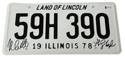 Nick Castle Signed License Plate from Halloween Beckett COA