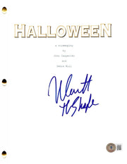 Nick Castle Signed Script from Halloween Beckett COA - Item #1