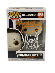 Nick Castle & James Jude Courtney Authentic Autographed Michael Myers Halloween 1156 Funko Pop Figure