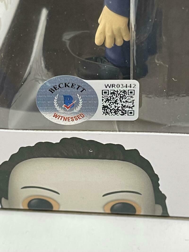 James Jude Courtney Signed Funko from Halloween Beckett COA - Detail View