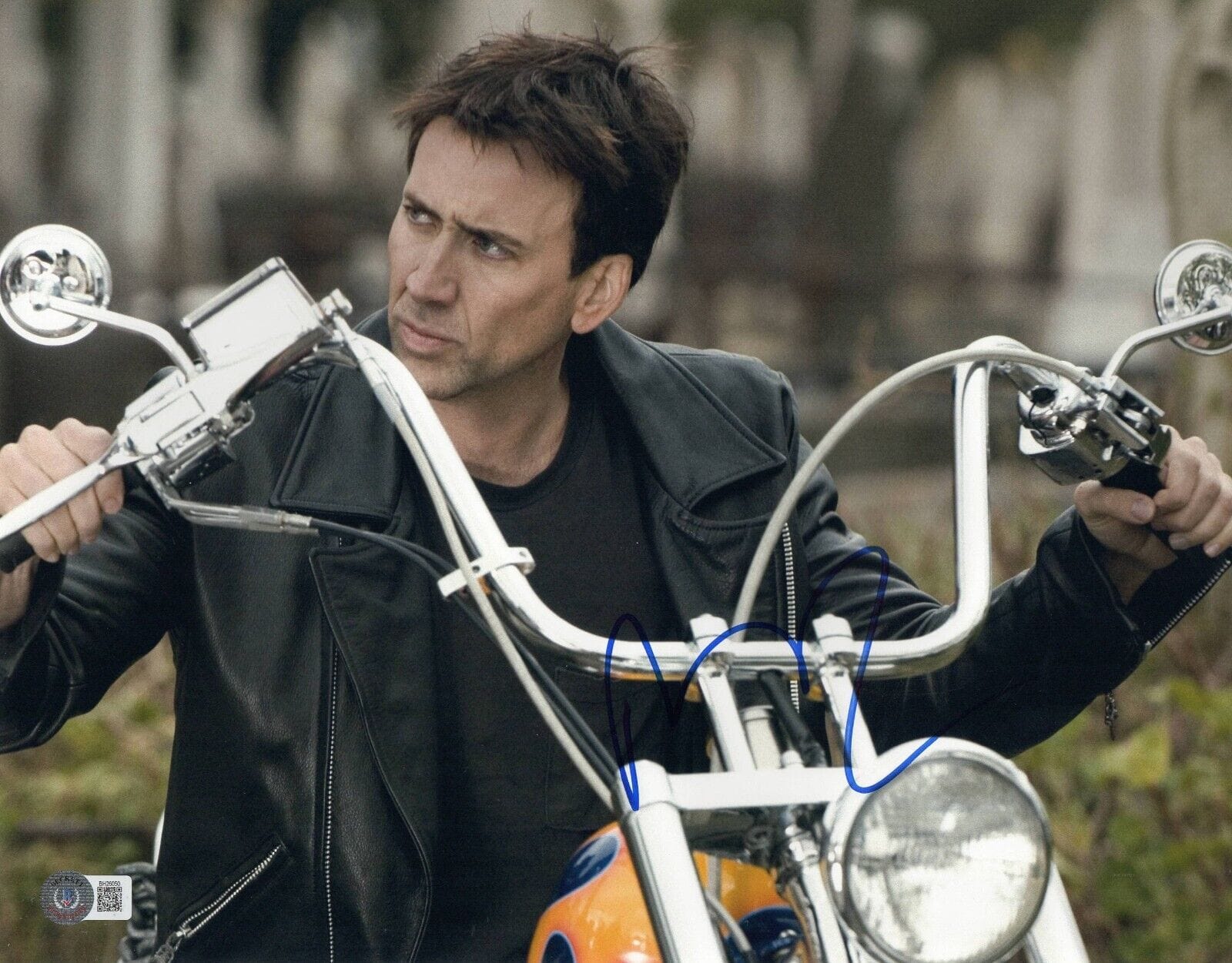 Nicolas Cage Signed 11x14 Photo from Ghost Rider Beckett COA - Item #2