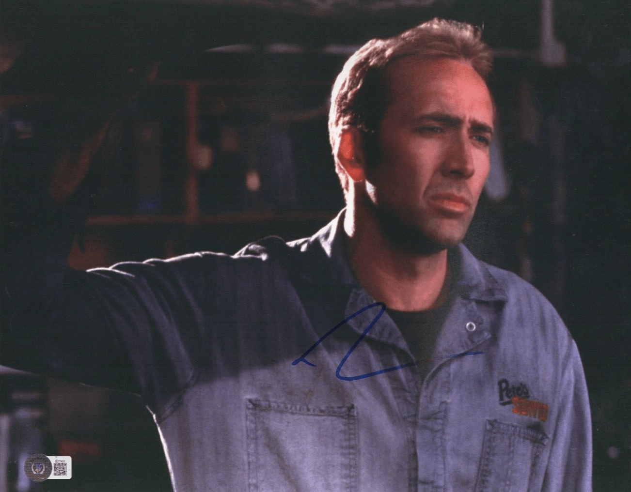 Nicolas Cage Signed 11x14 Photo from Gone in 60 Seconds Beckett COA