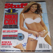 Nikki Cox Authentic Autographed Stuff Magazine - Prime Time Signatures - TV & Film