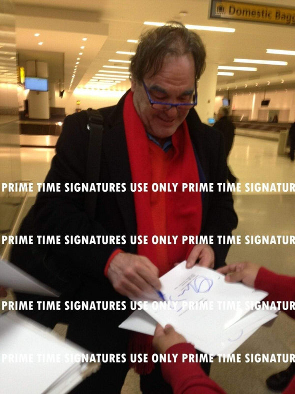 Oliver Stone Authentic Autographed 'The Platoon' Script - Prime Time Signatures - TV & Film