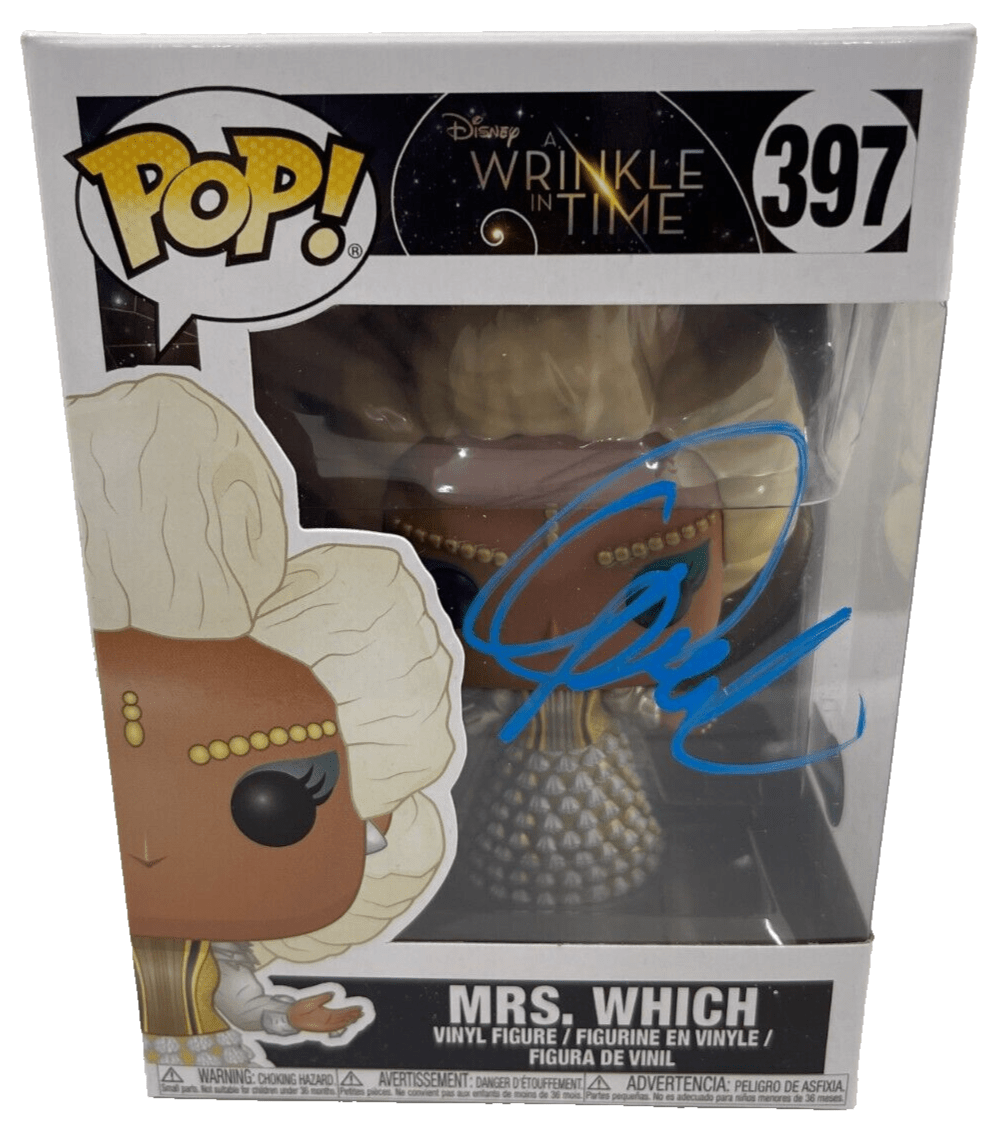 Oprah Winfrey Authentic Autographed Mrs. Which A Wrinkle in Time 397 Funko Pop Figure