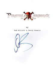 Orlando Bloom Authentic Autographed 'Pirates of the Caribbean at Worlds End' Script - Prime Time Signatures - TV & Film
