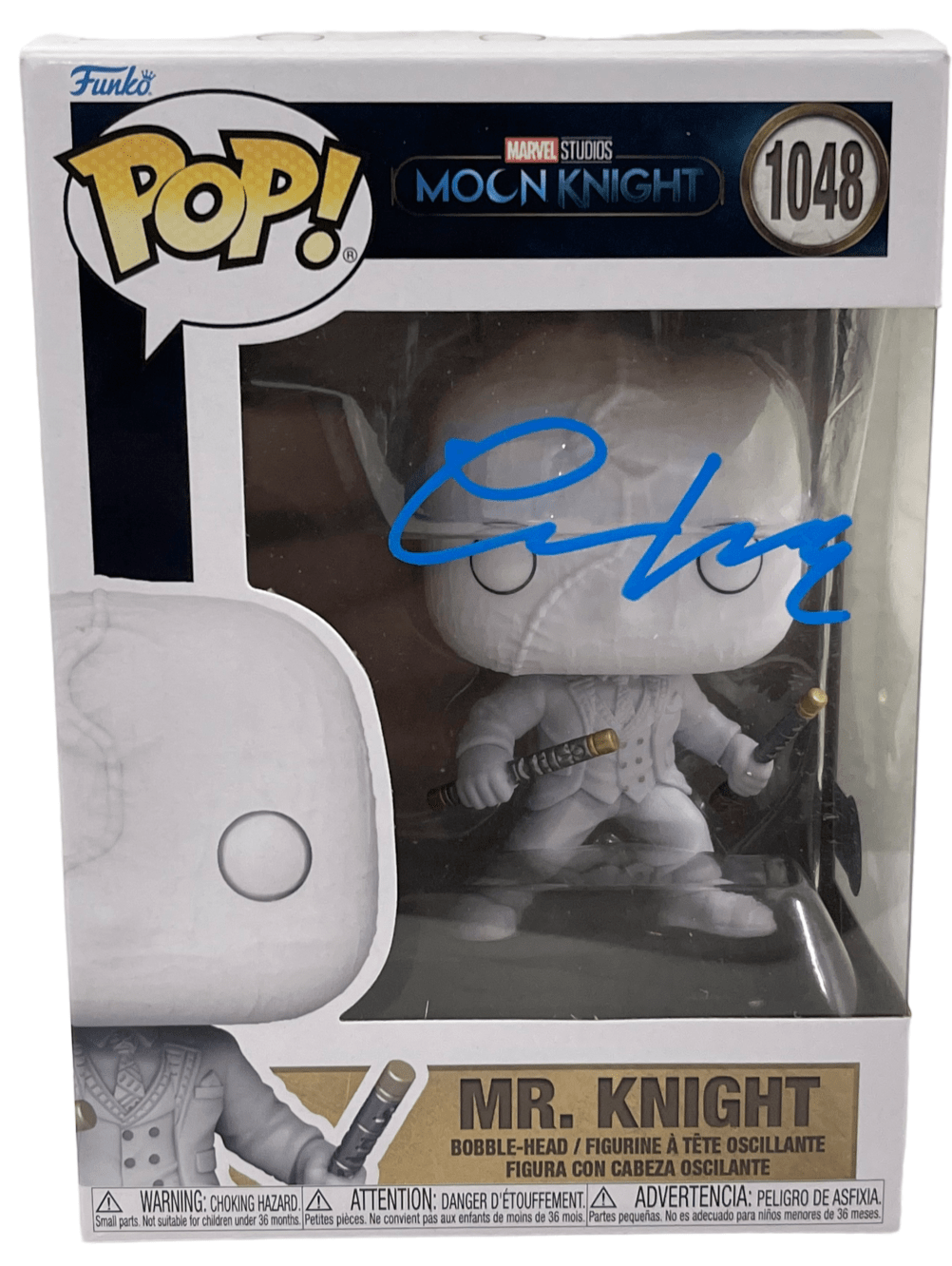 Oscar Isaac Authentic Autographed Mr. Knight Moon Knight 1048 Funko Pop Figure