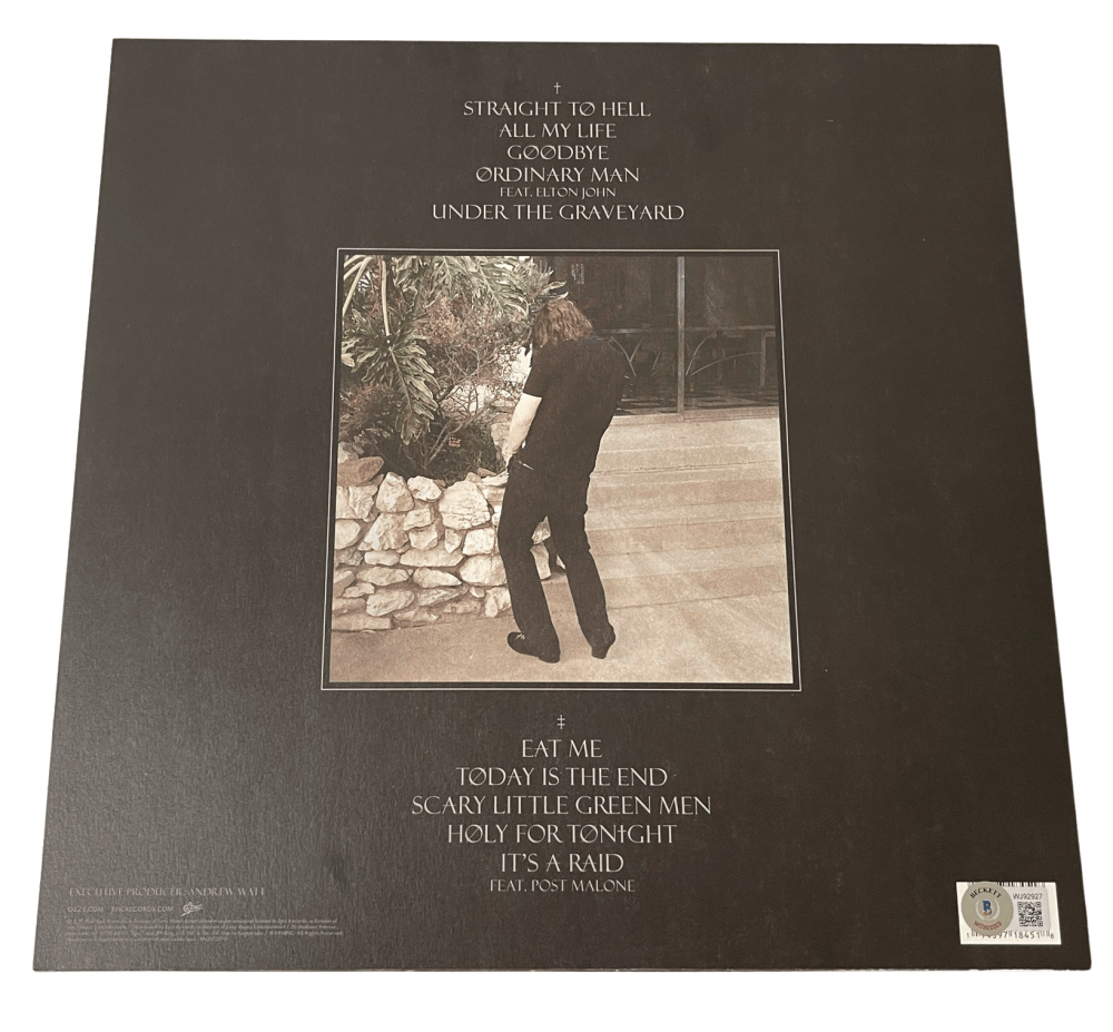 Ozzy Osbourne Signed Vinyl Record Beckett COA - Item #5 - Detail View