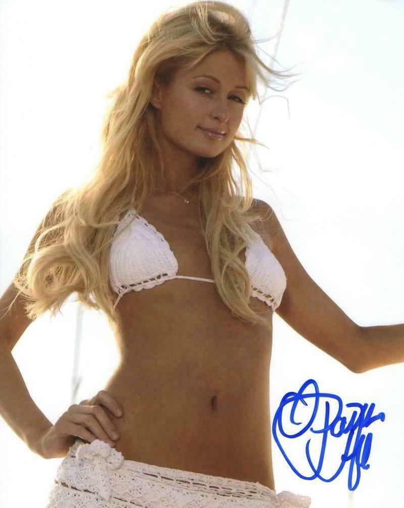 Paris Hilton Signed 8x10 Photo Certified Authentic - Item #6
