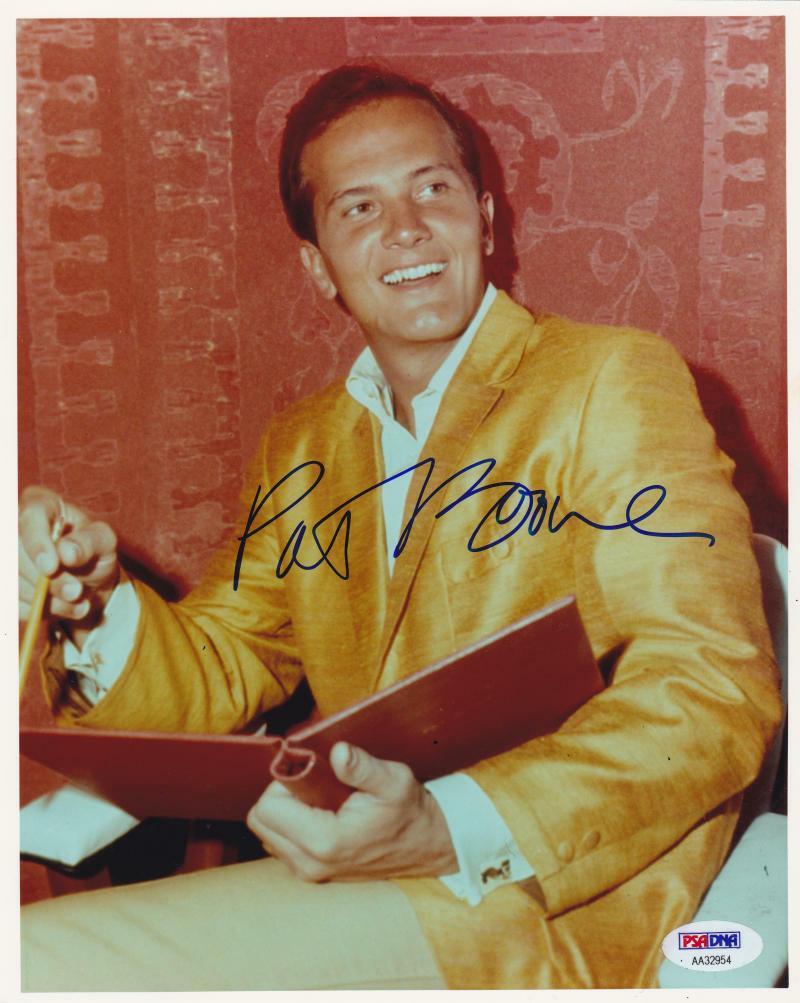 Pat Boone Authentic Autographed 8x10 Photo - Prime Time Signatures - TV & Film