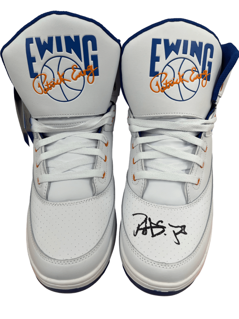 Patrick Ewing Authentic Autographed Sneakers - Prime Time Signatures - Sports